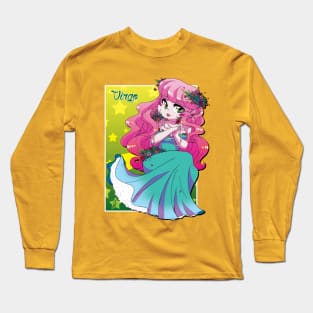 CHIBI-ZODIAC VIRGO Long Sleeve T-Shirt